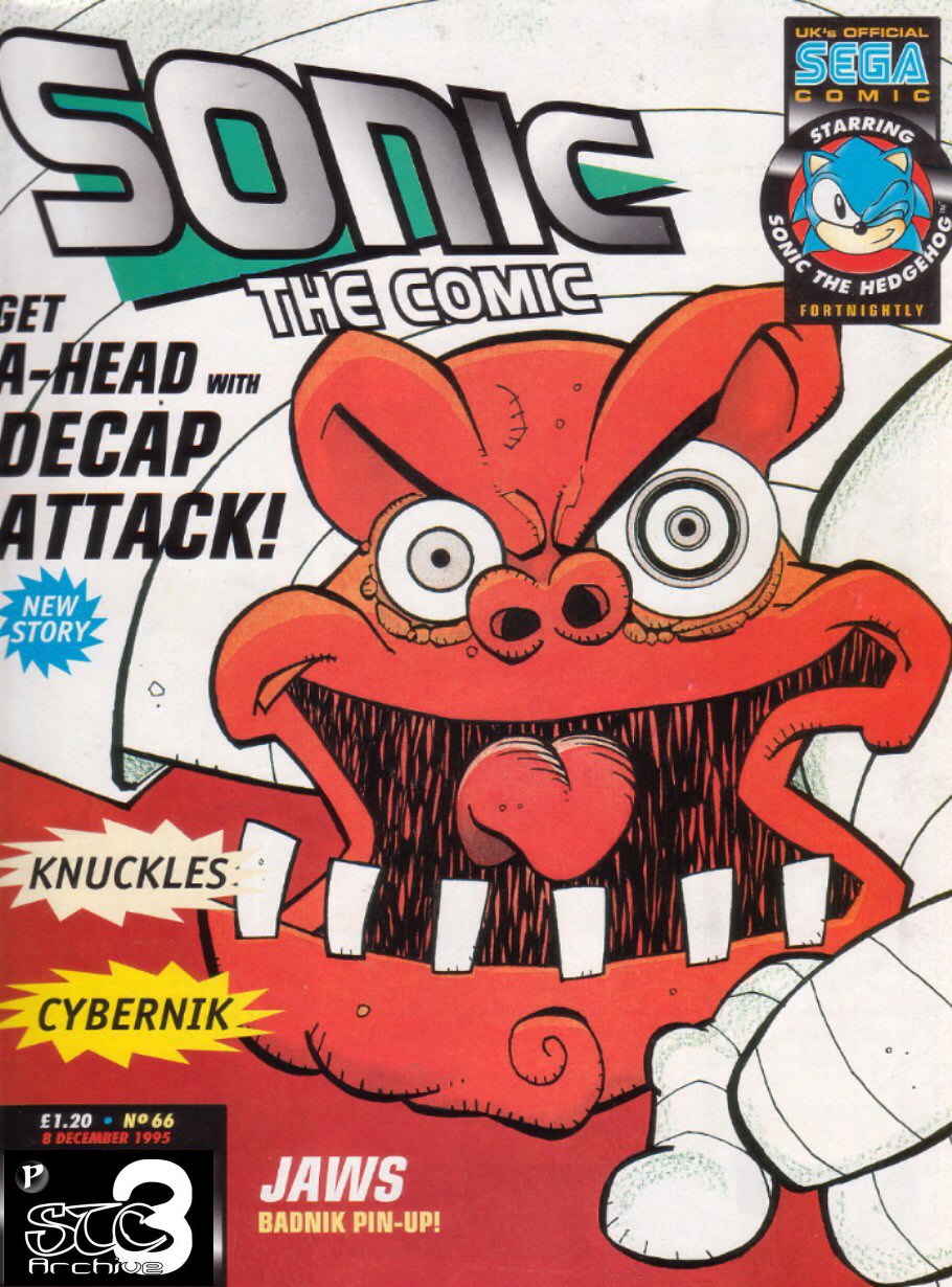 Sonic - The Comic Issue No. 066 Cover Page